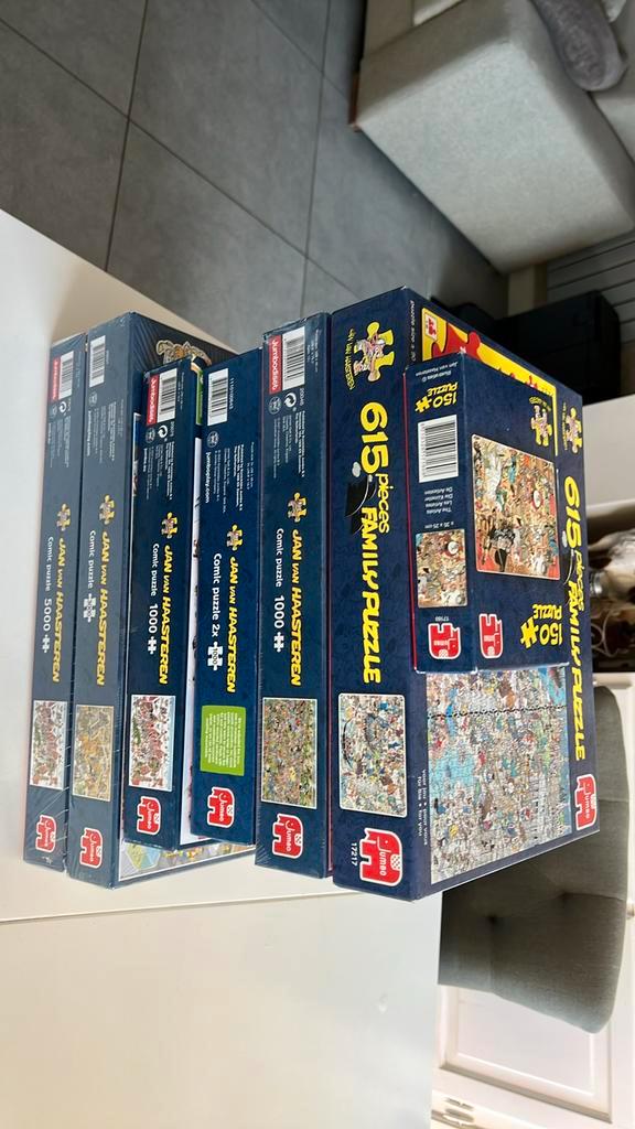 NIEUW Puzzels jan van haasteren, Hobby en Vrije tijd, Denksport en Puzzels, Nieuw, Legpuzzel, 500 t/m 1500 stukjes, Ophalen of Verzenden