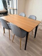 Tafel met 4 stoelen, Huis en Inrichting, Ophalen, Zo goed als nieuw