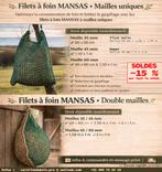 MANSAS hooinetten - promo, Dieren en Toebehoren, Opfok, 1 paard of pony