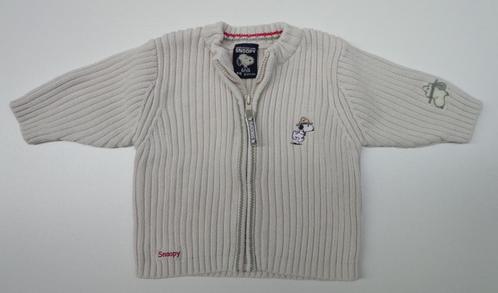 Leuke Snoopy gilet H&M Maat 2-4 maand / 62, Kinderen en Baby's, Babykleding | Maat 62, Zo goed als nieuw, Jongetje of Meisje, Truitje of Vestje