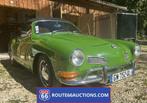 Volkswagen Karmann Ghia Cabriolet | 1973 | Route 66 Auctions, Auto's, Oldtimers, Volkswagen, Zwart, Bedrijf, Handgeschakeld