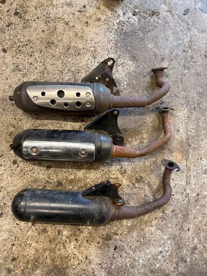 Minarelli Horizontaal Uitlaten origineel LOOK, Vélos & Vélomoteurs, Pièces de cyclomoteur | Général, Enlèvement