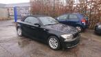 Bmw 118i cabrio 2008 essence 185000km clim GARANTIE, Auto's, Cabriolet, Zwart, Leder, Handgeschakeld
