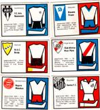 6 Chromos 1970 Football, Envoi, Comme neuf, Maillot