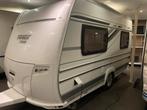Mooie caravan Fendt 390 met airco, douche, Caravans en Kamperen, Caravans, Bedrijf, Treinzit, Fendt, Lengtebed
