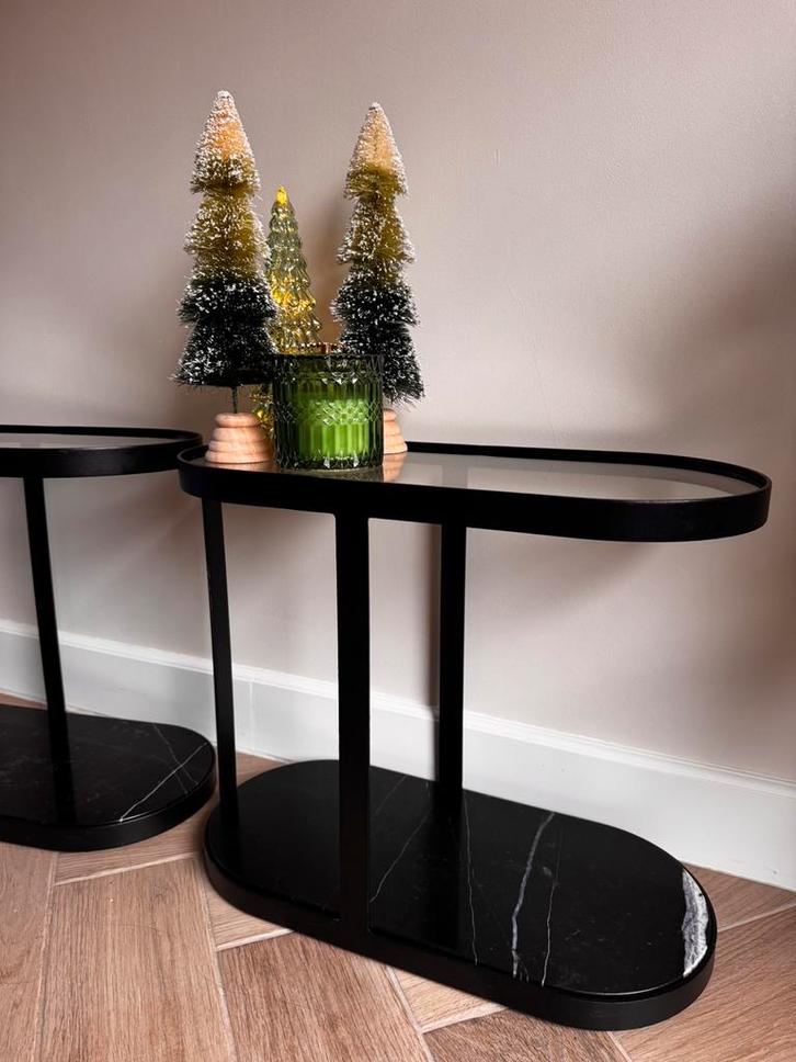 Bijzet tafeltjes, Huis en Inrichting, Tafels | Sidetables, Zo goed als nieuw, Ophalen of Verzenden
