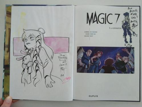BD Magic 7 tome 5 EO Dédicace x 2 Neuf Toussaint et Ruiz, Boeken, Stripverhalen, Nieuw, Eén stripboek, Ophalen of Verzenden