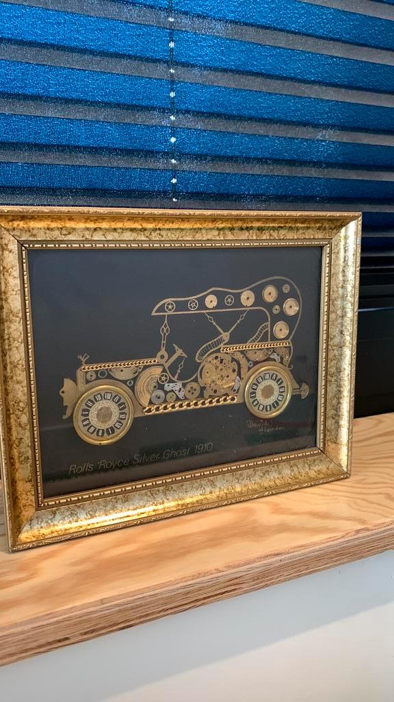 David of London Rolls Royce Silver Ghost 1910, Antiek en Kunst, Kunst | Schilderijen | Klassiek, Ophalen of Verzenden