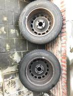 4 Pneus Peugeot hiver 195/65R15 + Jantes en tôle, Autos : Pièces & Accessoires, Pneus & Jantes, Enlèvement