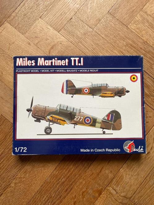 MILES MARTINET TT.I - BELGISCHE LUCHTMACHT - 1/72, Hobby en Vrije tijd, Modelbouw | Vliegtuigen en Helikopters, Nieuw, Vliegtuig