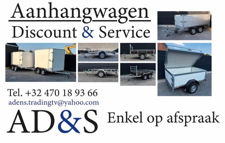 Diverse nieuwe ongeremde aanhangwagens, Auto diversen, Aanhangers en Bagagewagens, Nieuw, Ophalen