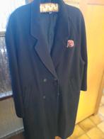 Donkerblauwe wollen mantel maat 48/50 zeer mooie staat, Enlèvement, Taille 46/48 (XL) ou plus grande