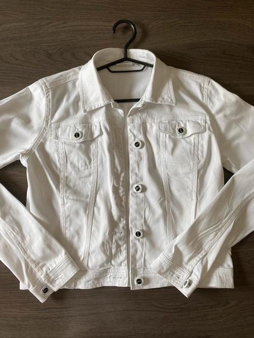 Mooi wit jasje maat 176, Kinderen en Baby's, Kinderkleding | Maat 176, Zo goed als nieuw, Meisje, Jas, Ophalen of Verzenden