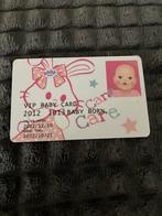 VIP baby card baby Born Zapf creation voor pop, Kinderen en Baby's, Ophalen of Verzenden