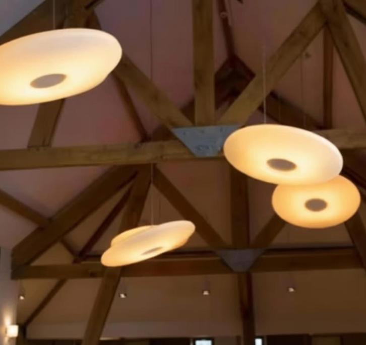 6 x design hanglamp doxis, Huis en Inrichting, Lampen | Hanglampen, Gebruikt, Ophalen