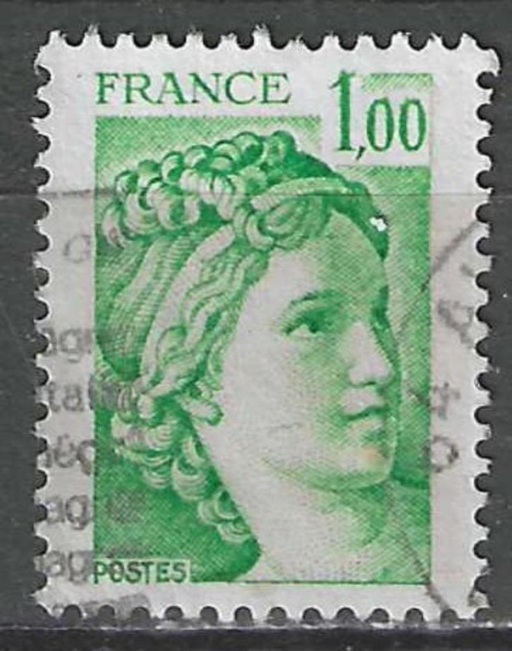 Frankrijk 1977/1978 - Yvert 1973 - Type Sabine - 1 F. (ST), Postzegels en Munten, Postzegels | Europa | Frankrijk, Verzenden