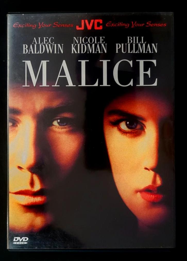 DVD du film Malice - Nicole Kidman, Cd's en Dvd's, Dvd's | Thrillers en Misdaad, Gebruikt, Detective en Krimi, Vanaf 16 jaar, Ophalen of Verzenden