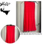 Superbe longue jupe rouge à motif floral Des Petits Hauts, Kleding | Dames, Rokken, Maat 38/40 (M), Des petits hauts, Nieuw, Ophalen of Verzenden