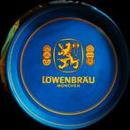 Löwenbräu München bier vintage metalen dienblad, Verzamelen, Ophalen of Verzenden, Zo goed als nieuw, Reclamebord, Plaat of Schild