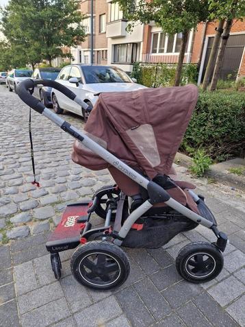 Kinderwagen Maxi-cosi Mura Plus 4 pakket + Lascal Buggyboard