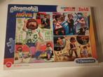 Puzzel Clementoni 3 x 48 Playmobil the movie, 10 tot 50 stukjes, Gebruikt, Ophalen of Verzenden