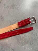 Riem GANT leder suède, Kleding | Dames, Riemen en Ceinturen, Ophalen of Verzenden, Zo goed als nieuw, Rood