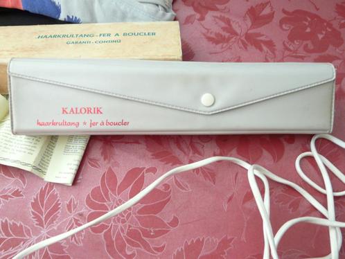 Vintage krultang Kalorik uit 1968 met etui , kartonnen hoes, Antiek en Kunst, Curiosa en Brocante, Ophalen