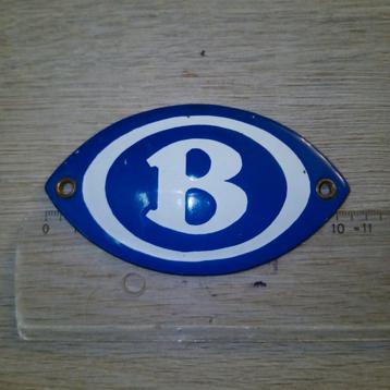Geëmailleerde plaat van de NMBS, gedateerd 1955 beschikbaar voor biedingen
