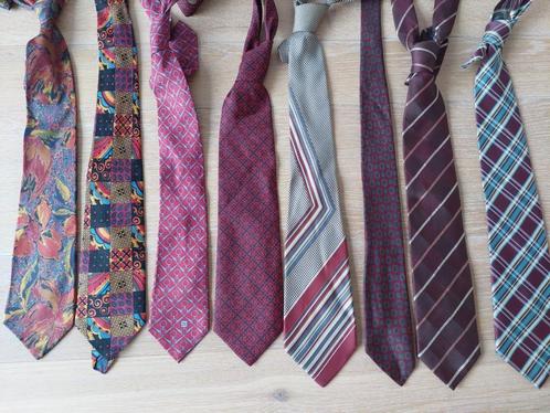 Assortiment merk stropdassen rood/bordeaux/paars, Kleding | Heren, Stropdassen, Gedragen, Met patroon, Rood, Ophalen of Verzenden