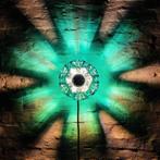 Vintage Boheemse glazen wandlamp., Antiek en Kunst, Ophalen of Verzenden