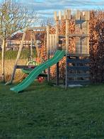 Toren met groene glijbaan, Kinderen en Baby's, Speelgoed | Buiten | Speeltoestellen, Gebruikt, Glijbaan, Ophalen
