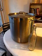 Kookpot groot 45 liter, Ophalen, Zo goed als nieuw, Inox