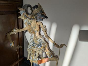 Indonesische schaduwpop Wayang Kulit beschikbaar voor biedingen