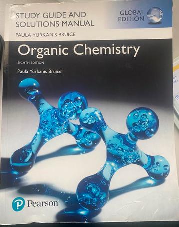 Study guide & Solution Manual - Organic Chemistry beschikbaar voor biedingen