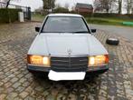 Mercedes 190 2.5D oldtimerauto 1986 airco ctok, 4 deurs, Wit, Mercedes-Benz, Bedrijf