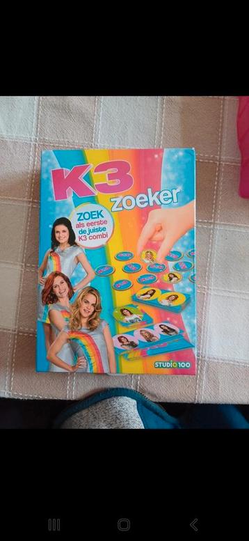 K3 zoeker spel beschikbaar voor biedingen
