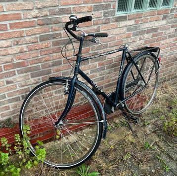 Vintage stadsfiets – nieuw voorwiel, projectfiets beschikbaar voor biedingen