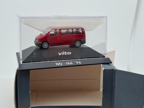 Mercedes Benz Vito personenbus - Herpa 1/87, Hobby en Vrije tijd, Modelauto's | 1:87, Zo goed als nieuw, Auto, Herpa, Verzenden