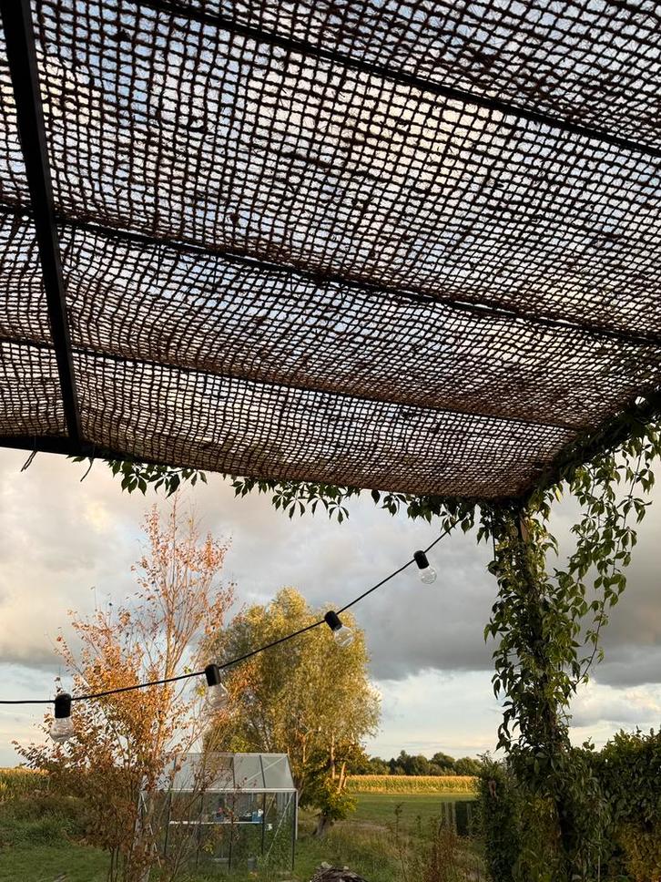 Kokosmatten 750g/m² - 50x1m, Tuin en Terras, Schaduwdoeken, Zo goed als nieuw, Ophalen