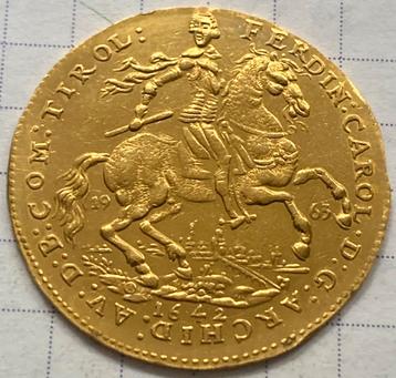Gouden munt 2 Ducats 1642-1963 Oostenrijk