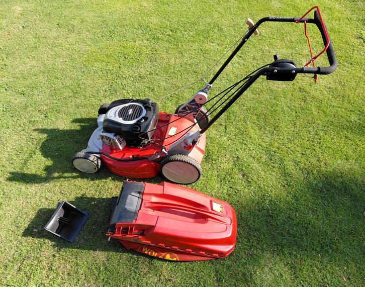Te koop WOLF Garten EXPERT 53 BA V grasmaaier., Tuin en Terras, Grasmaaiers, Gebruikt, Benzine-grasmaaier, 50 cm of meer, Cirkelmaaier