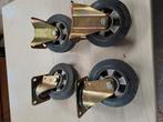 Bok en zwenkwielen 4st, Doe-het-zelf en Bouw, Zwenkwielen, Ophalen, Zo goed als nieuw