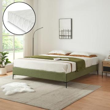 Matras 160x200 + bedframe (goed als nieuw, wegens verhuis) beschikbaar voor biedingen