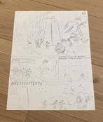 Dick Briel originele pagina tekening Professor Palmboom, Boeken, Stripverhalen, Ophalen of Verzenden, Nieuw