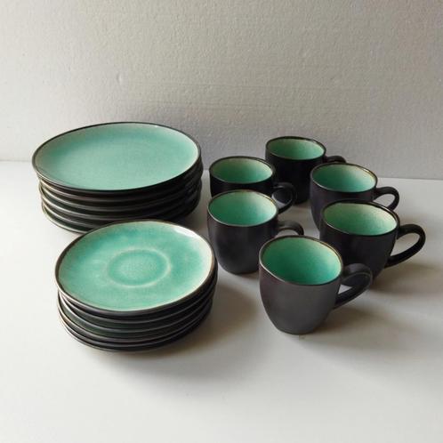 Luxe koffieset Vibe, Huis en Inrichting, Keuken | Servies, Nieuw, Kop(pen) en/of Schotel(s), Overige stijlen, Keramiek, Ophalen of Verzenden