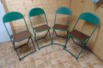 4 stoelen voor op terras, Tuin en Terras, Ophalen, Gebruikt, Metaal