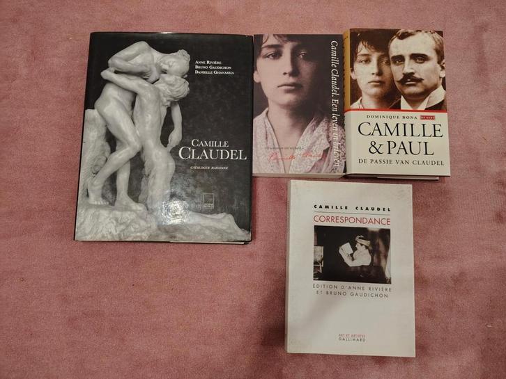 4 boeken Camille Claudel, Boeken, Kunst en Cultuur | Beeldend, Gelezen, Ophalen of Verzenden