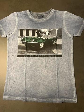 Hero Seven blauwgrijze Tshirt maat M. Zeer goede staat. beschikbaar voor biedingen