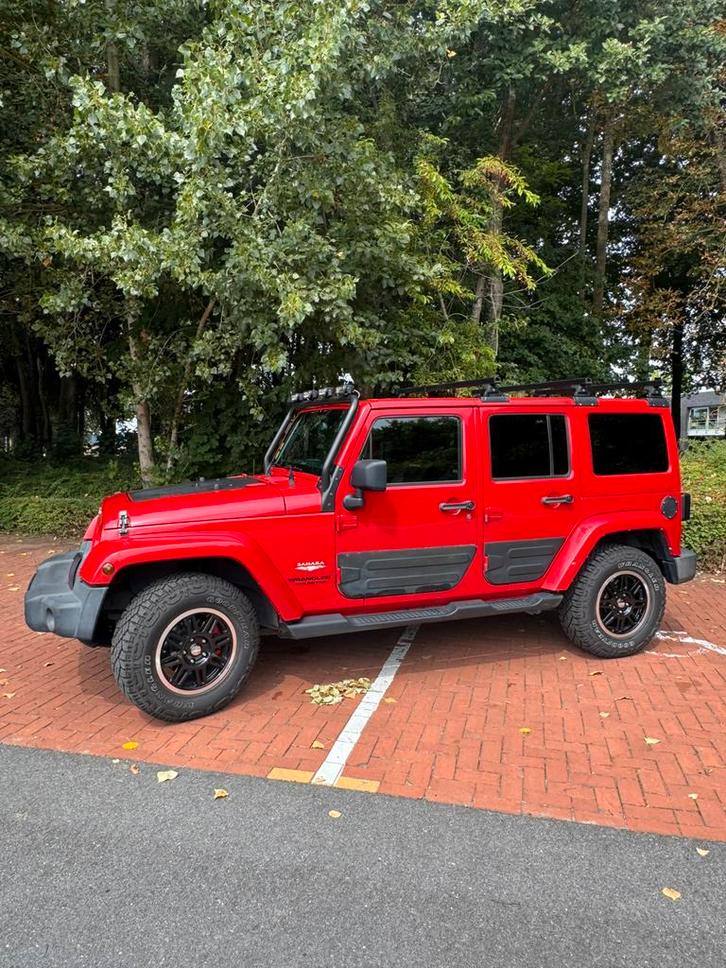 Jeep wrangler JK sahara 2.8 crd, Auto's, Jeep, Particulier, Wrangler, 4x4, ABS, Airbags, Airconditioning, Bluetooth, Boordcomputer