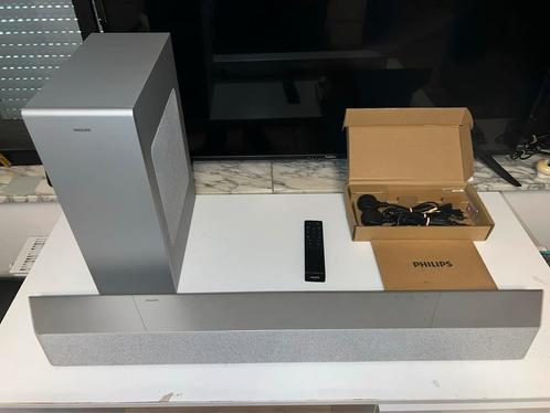 Philips TAH8507/10 soundbar met draadloze subwoofer 3.1, Audio, Tv en Foto, Soundbars, Nieuw, Bluetooth, Met externe subwoofer